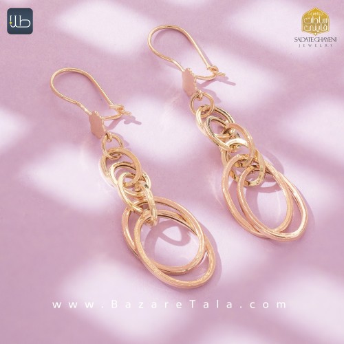 گوشواره طلا شقایق