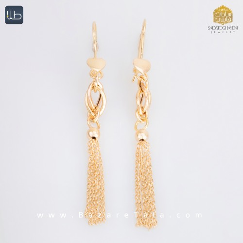 گوشواره طلا ونزو (کد 4459)