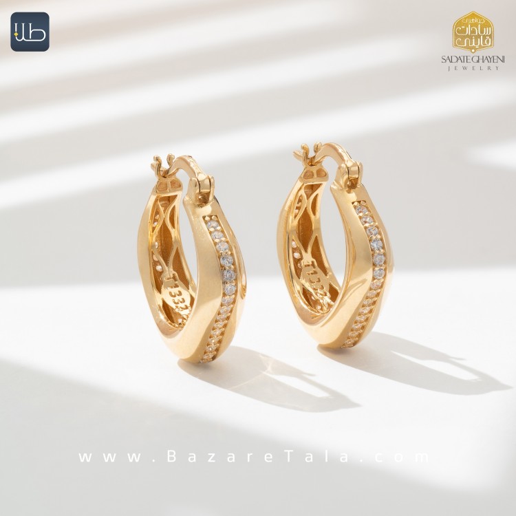 گوشواره طلا ورساچی (کد 4277)