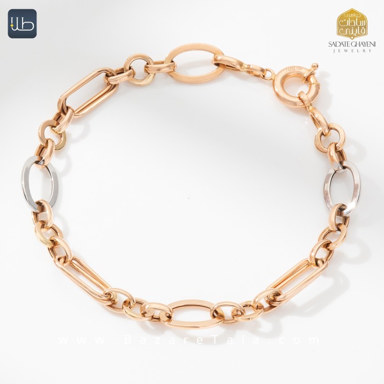 دستبند طلا هالوی (کد 4288)