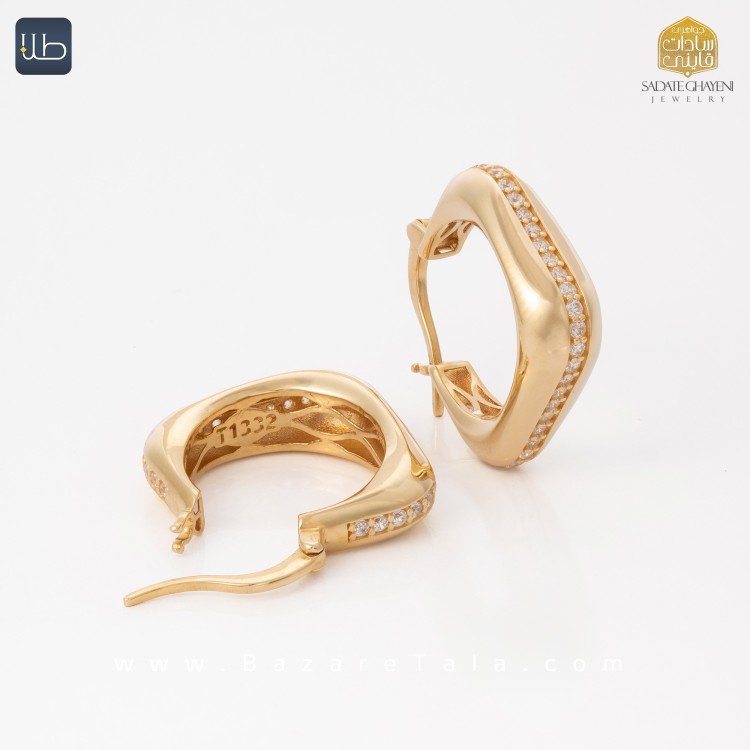 گوشواره طلا ورساچی (کد 4277)