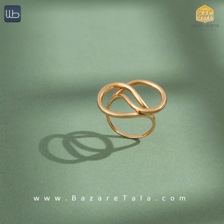 انگشتر طلا هندسی (کد 4470)