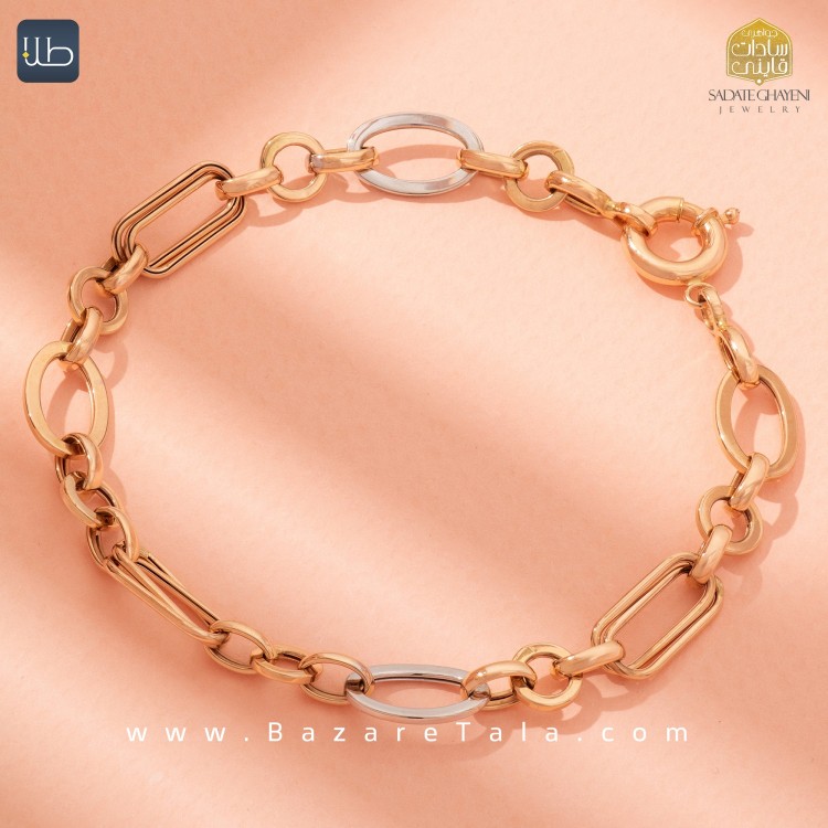 دستبند طلا هالوی (کد 4288)