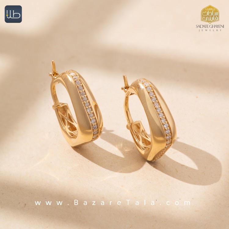 گوشواره طلا ورساچی (کد 4277)