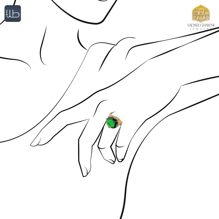 انگشتر طلا زریاس (کد 3933)