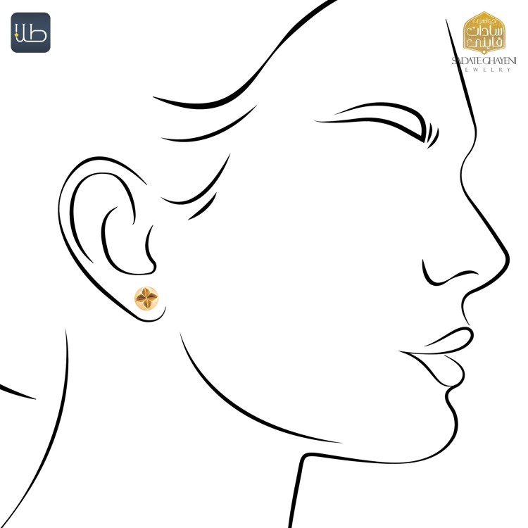 گوشواره طلا ماریا (کد 4368)