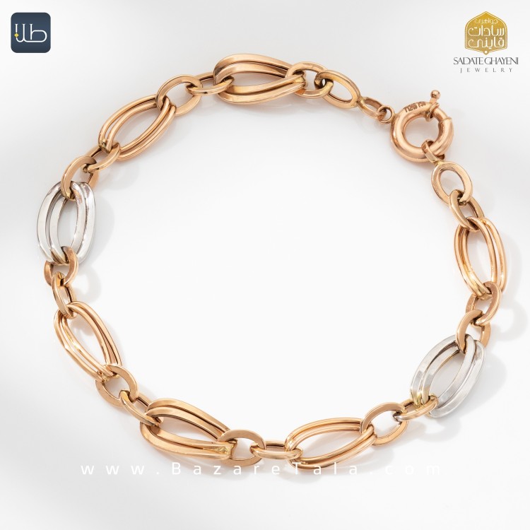 دستبند طلا هالوی (کد 4287)