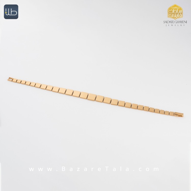 دستبند طلا طرح رولکس (کد 4522)