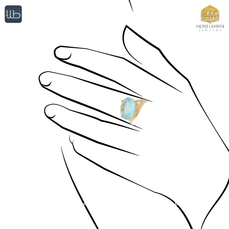 انگشتر طلا زریاس (کد 3935)