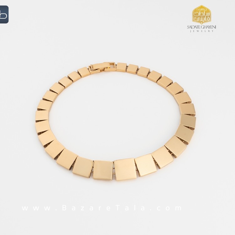 دستبند طلا طرح رولکس (کد 4522)