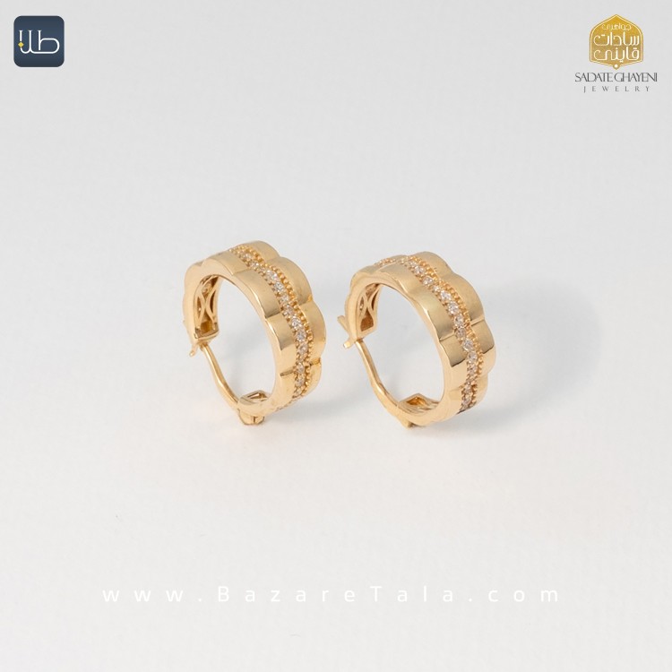 گوشواره طلا ورساچی (کد 4303)