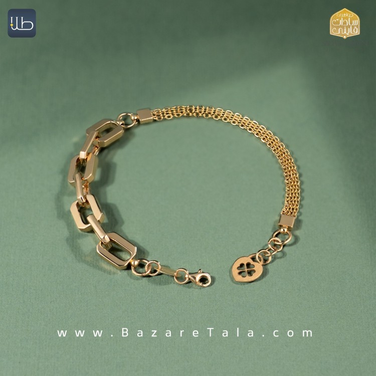 دستبند طلا شال (کد 4499)