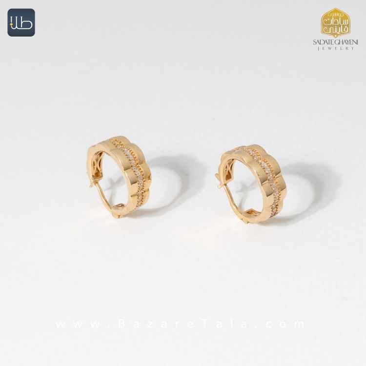 گوشواره طلا ورساچی (کد 4303)