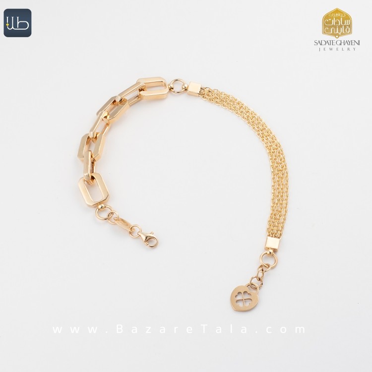 دستبند طلا شال (کد 4499)
