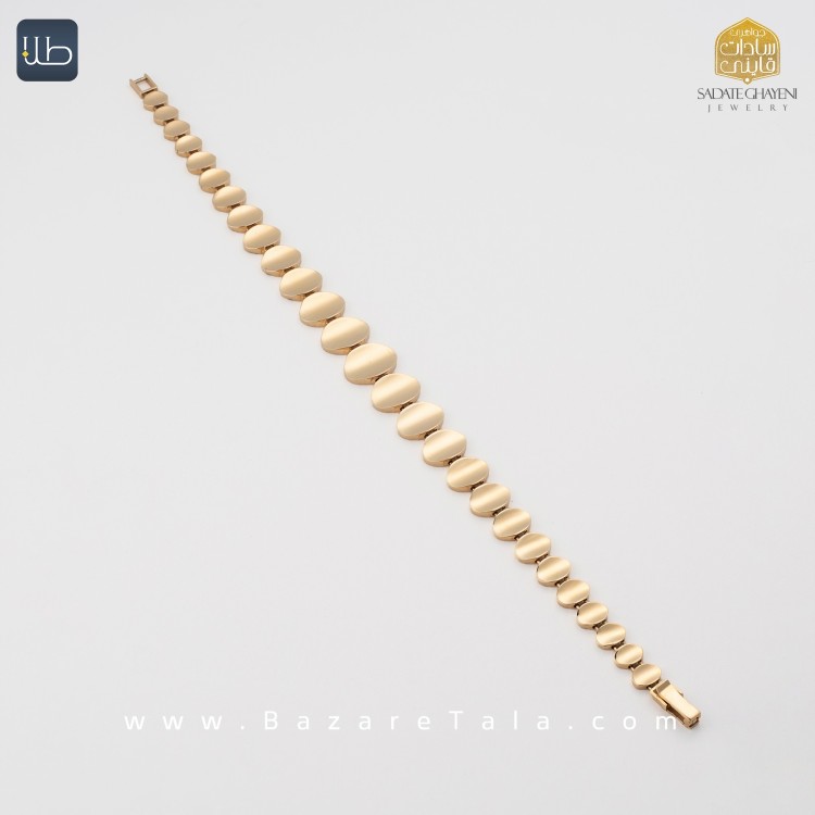 دستبند طلا طرح رولکس (کد 4530)