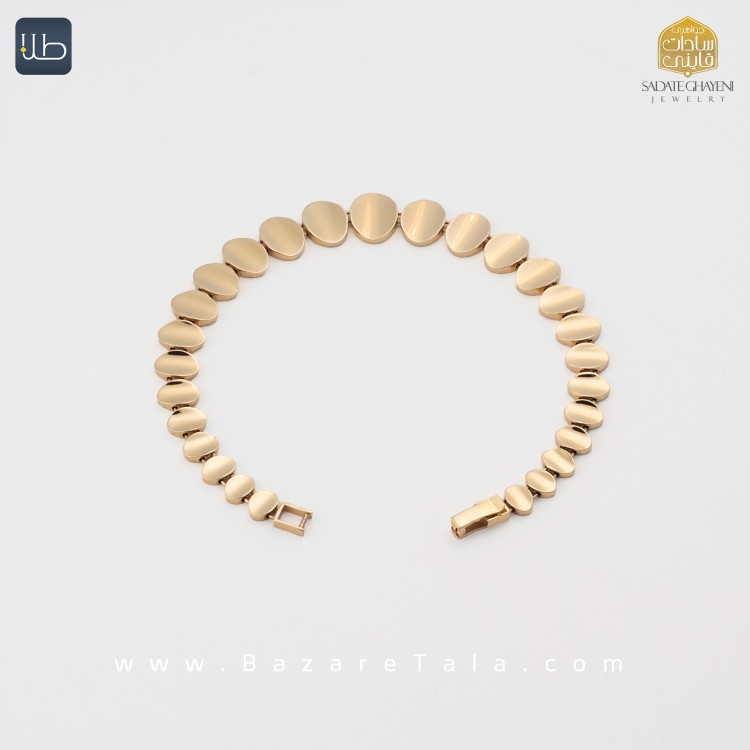 دستبند طلا طرح رولکس (کد 4530)