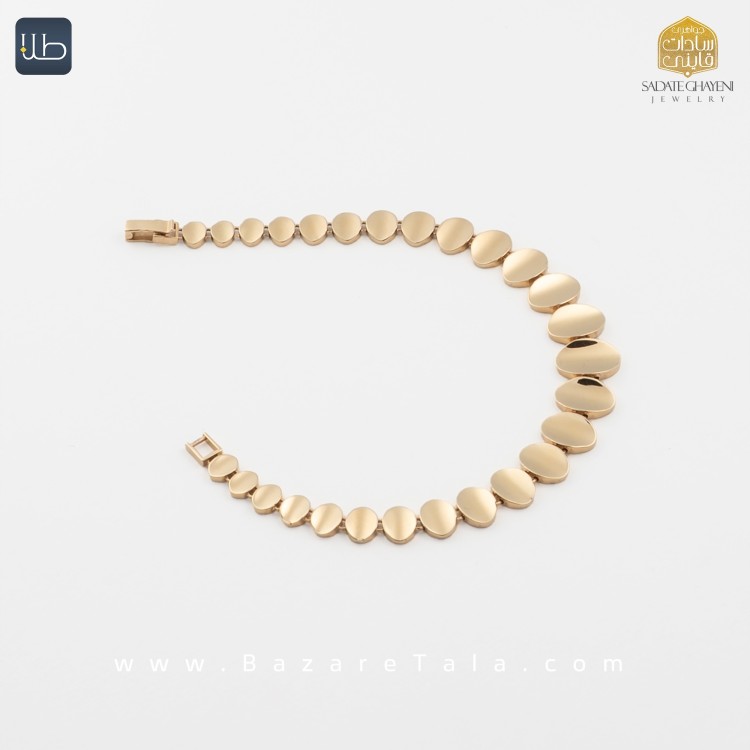 دستبند طلا طرح رولکس (کد 4530)