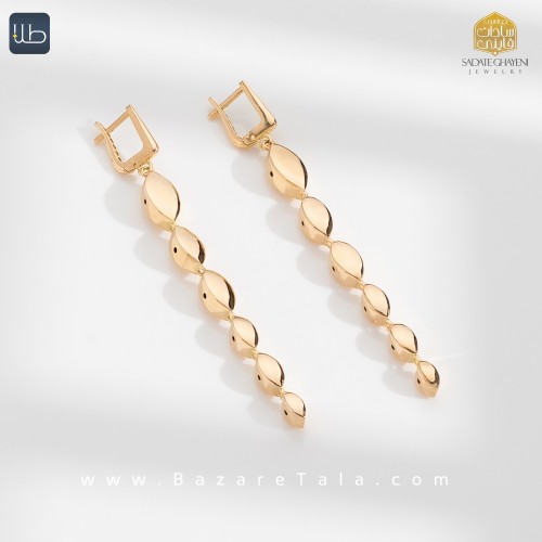 گوشواره طلا کاملیا (کد 4363)