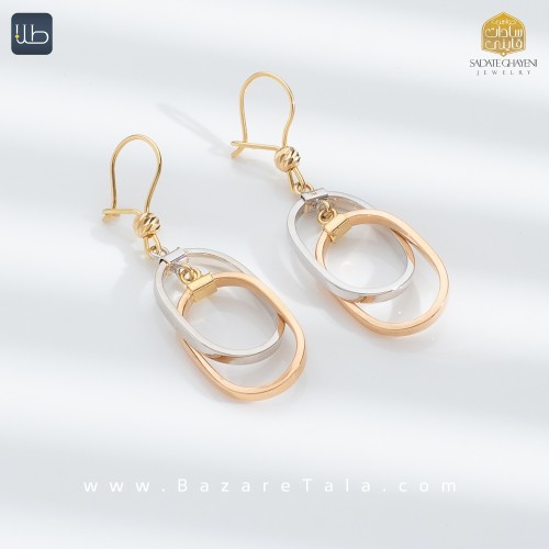 گوشواره طلا هالوی