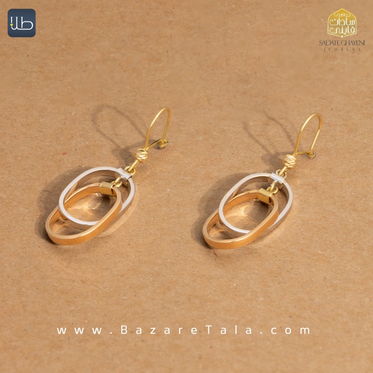گوشواره طلا هالوی (کد 4309)