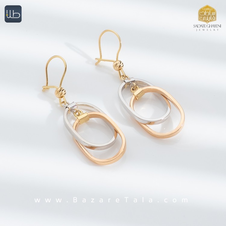 گوشواره طلا هالوی (کد 4309)
