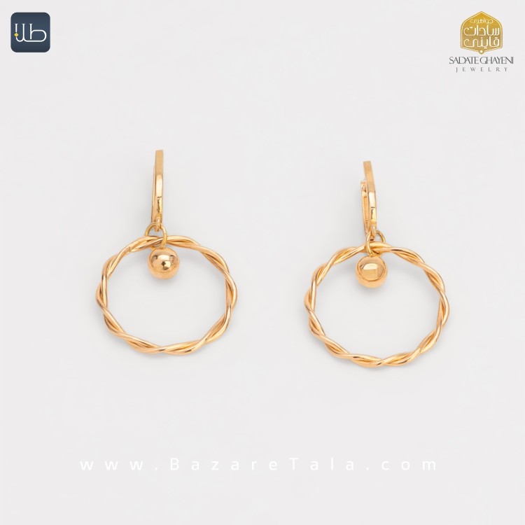 گوشواره طلا دلوین (کد 4509)