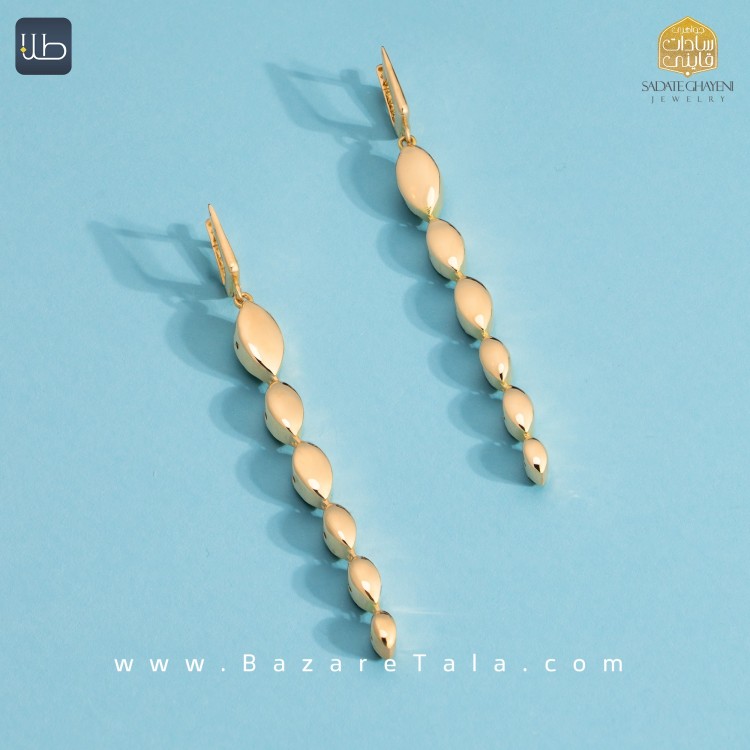 گوشواره طلا کاملیا (کد 4363)