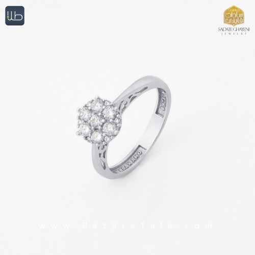 انگشتر طلا سولیتر کلاسیک (کد 3740)