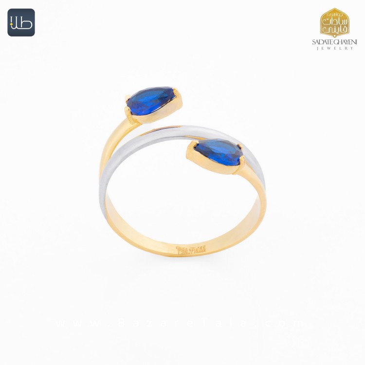انگشتر طلا سولیتر شرافت (کد 4370)