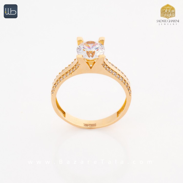 انگشتر طلا سولیتر شرافت (کد 3732)