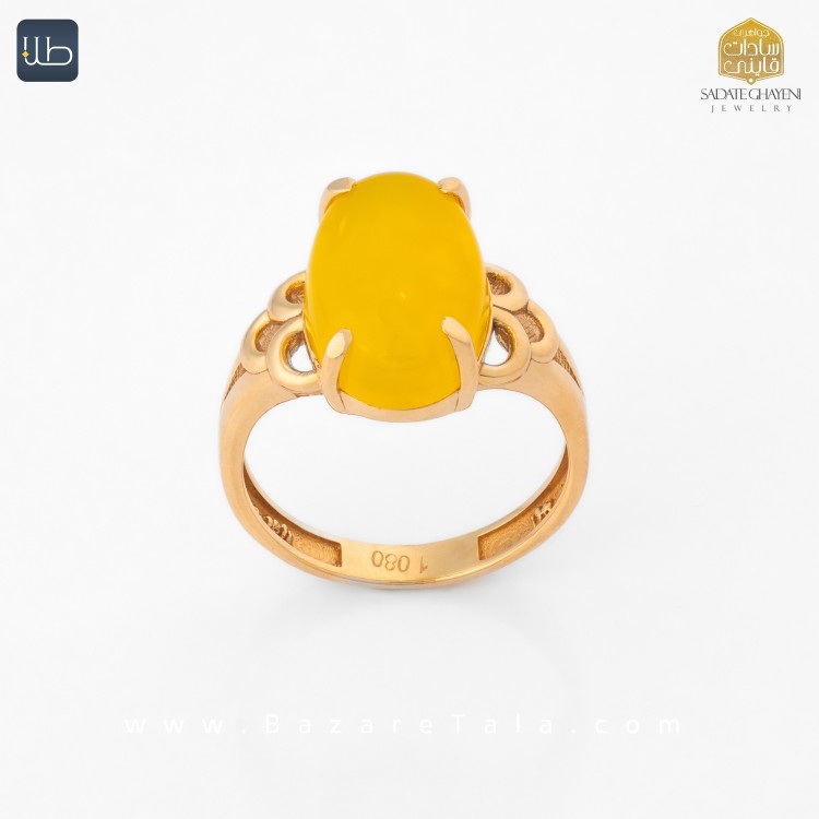 انگشتر طلا شرف شمس (کد 4315)