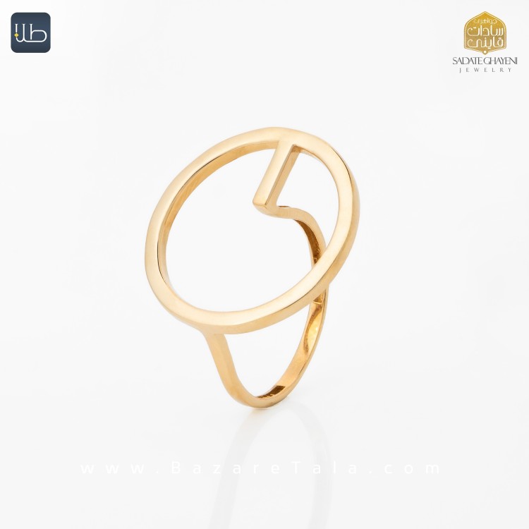انگشتر طلا هندسی (کد 4469)