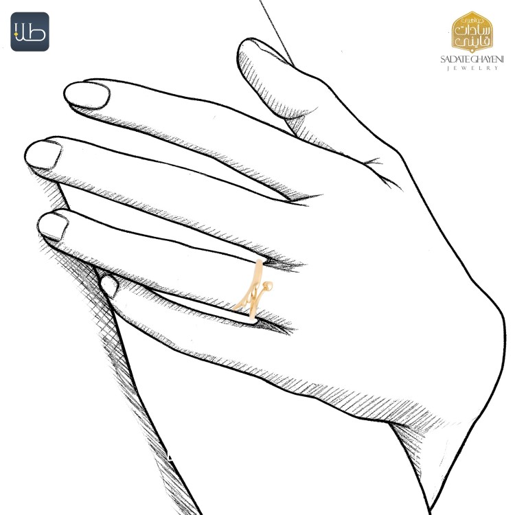 انگشتر طلا پاشا (کد 4484)