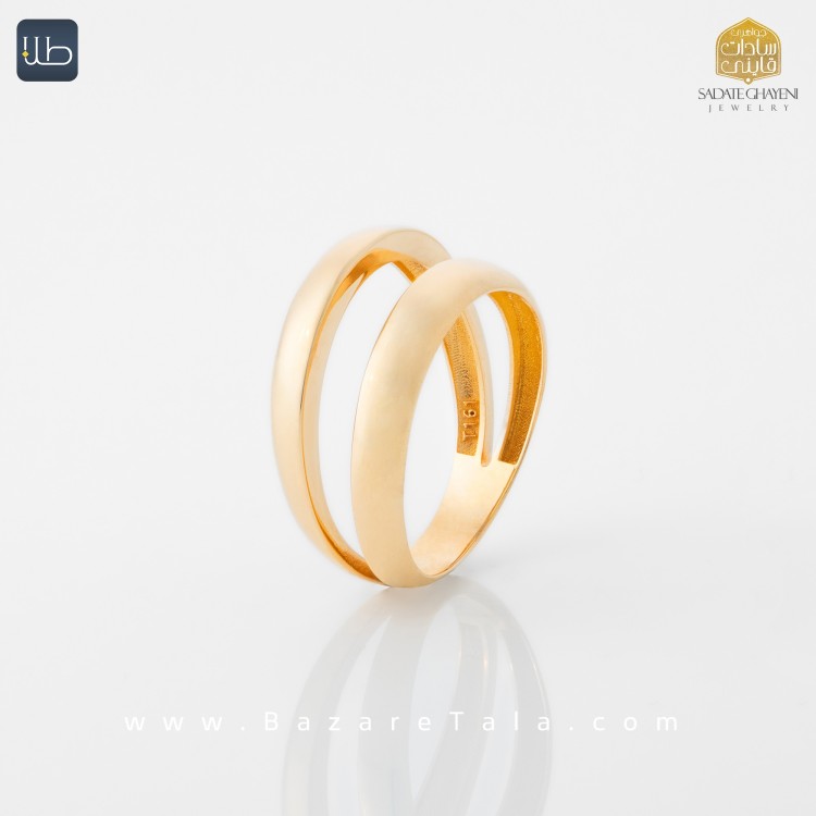 انگشتر طلا هندسی (کد 4468)
