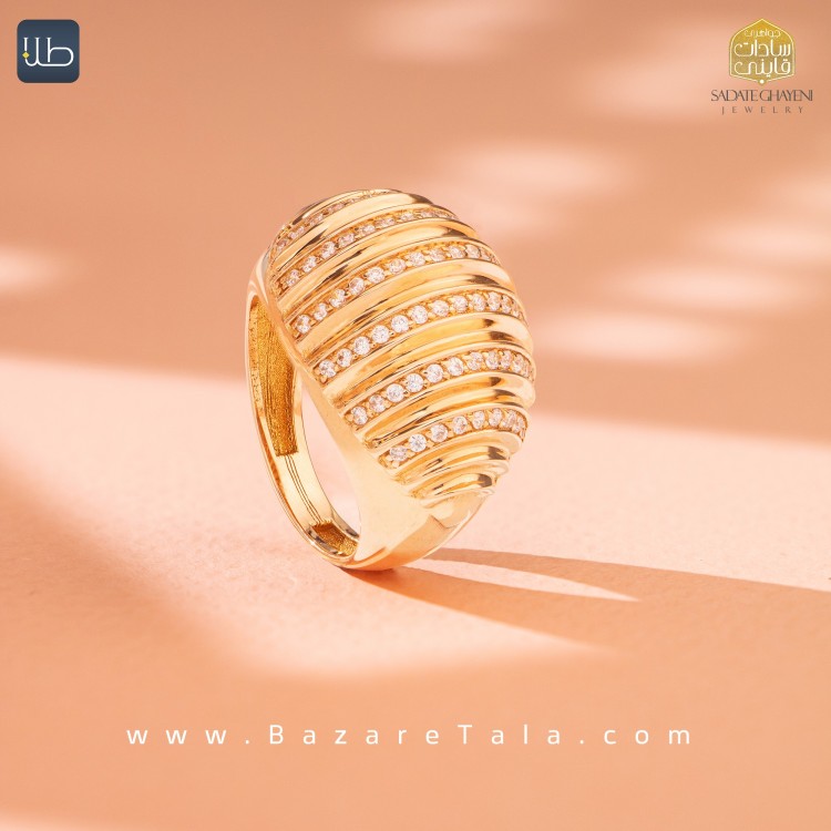 انگشتر طلا نایس کلاسیک (کد 4371)