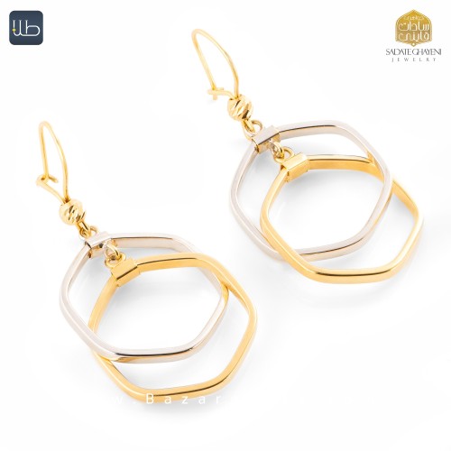 گوشواره طلا هالوی (کد 4310)