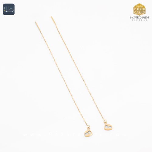 گوشواره طلا بخیه آلتین