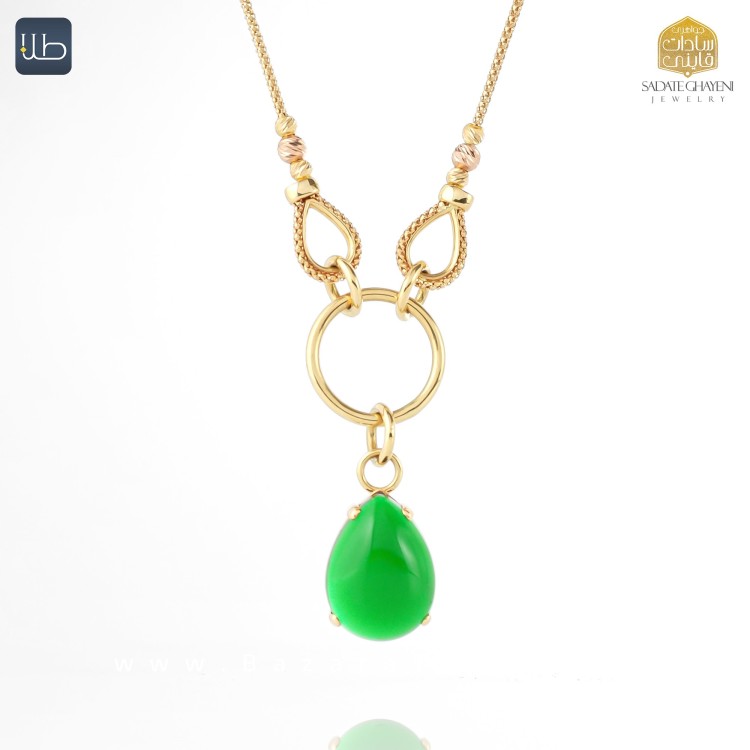 گردنبند طلا آمبر (کد 4449)