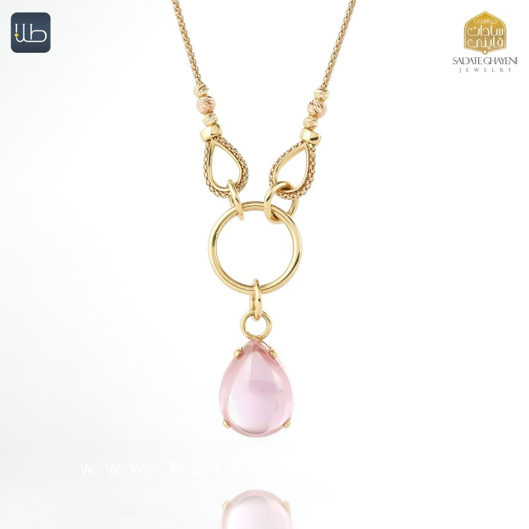 گردنبند طلا آمبر (کد 4449)
