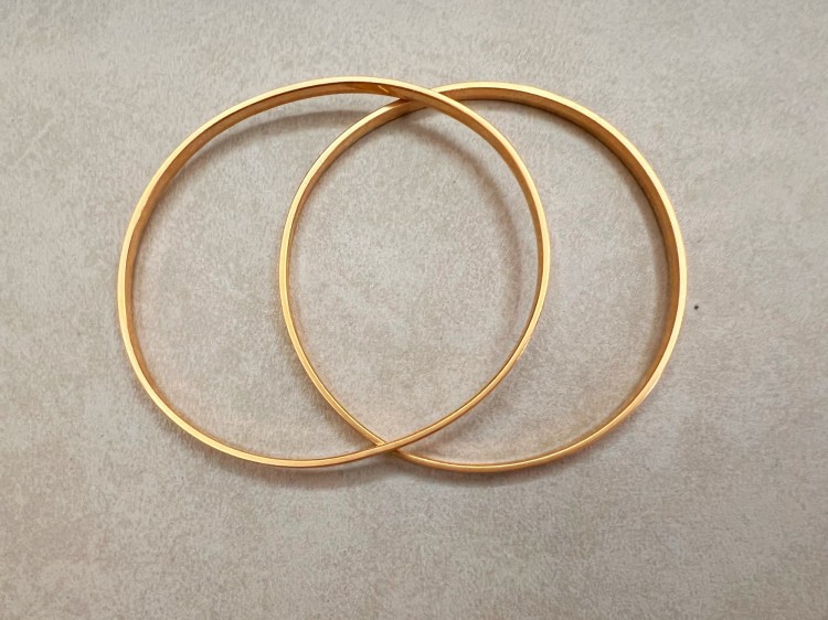 النگو طلا آینه ای یکتاخواه (کد 5594)