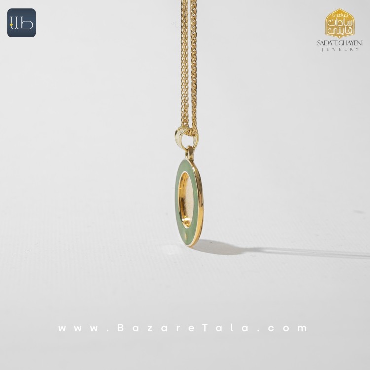 پلاک طلا طرح و ان یکاد (کد 3399)