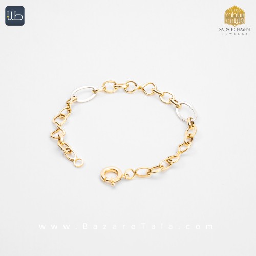 دستبند طلا هالوی (کد 4284)