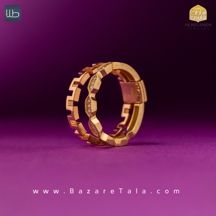 انگشتر طلا دیویدیورمن  (کد 3671)
