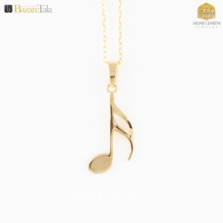 گردنبند طلا طرح دولا چنگ موریس (کد 4017)