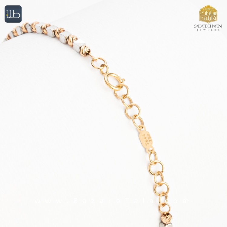 دستبند طلا گوی  (کد 3744)