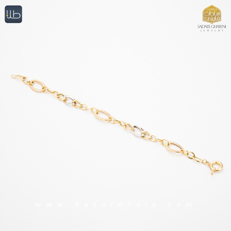 دستبند طلای هالویی (کد 4038)