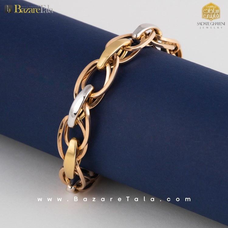 دستبند طلا یاسان اورواین  (کد 3789)