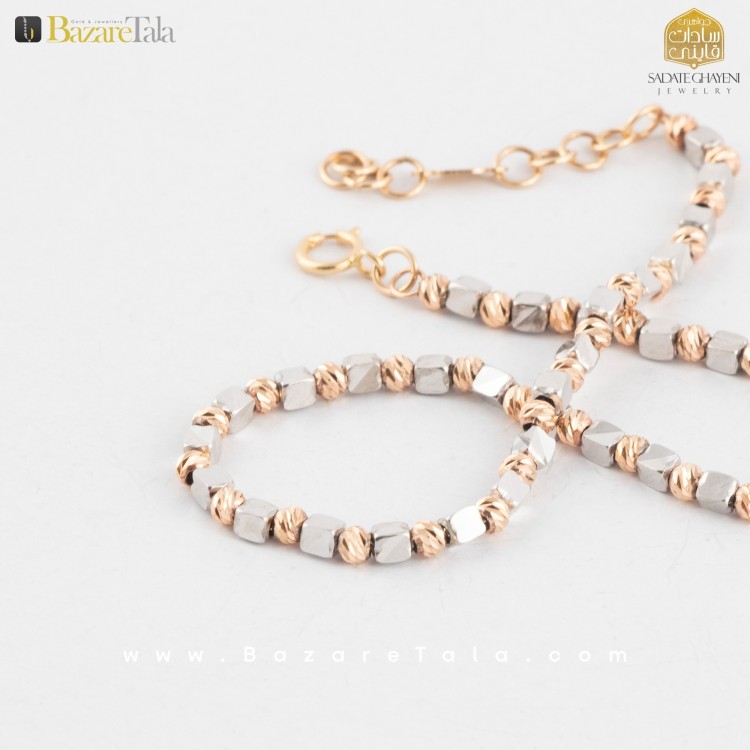 دستبند طلا گوی  (کد 3744)