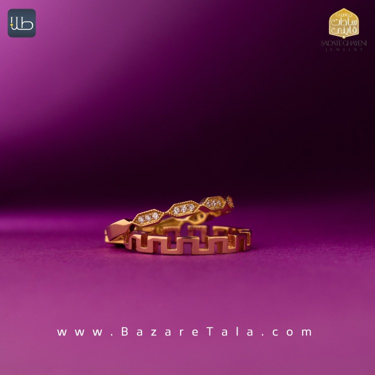 انگشتر طلا دیویدیورمن  (کد 3671)