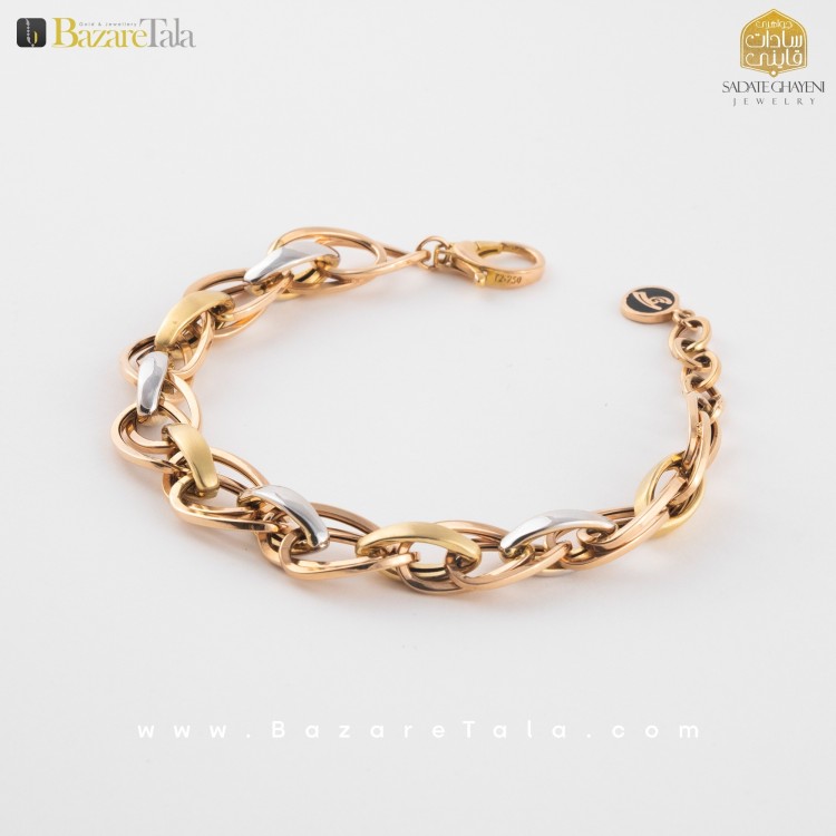دستبند طلا یاسان اورواین  (کد 3789)